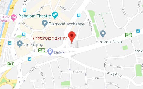 נוטריון בנס ציונה - נוטריוןאון ליין - מפת הגעה